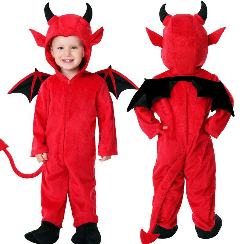 Kids Red Devil Costume - photo 3