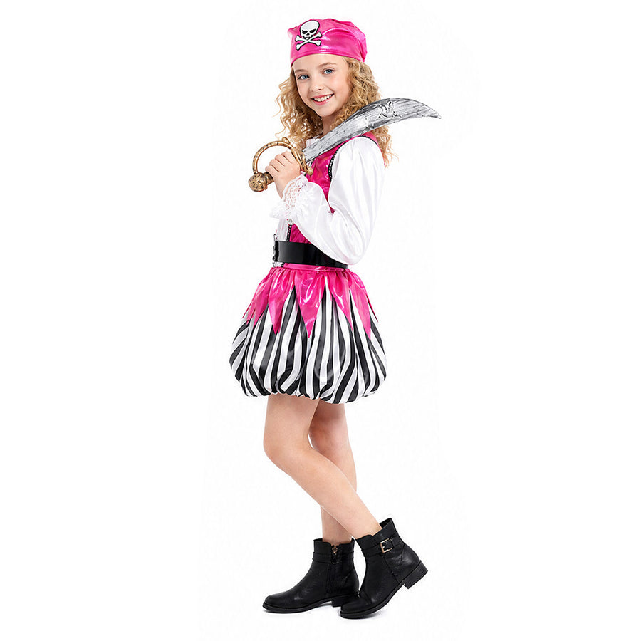 Girls Pink Pirate Costume - photo 2