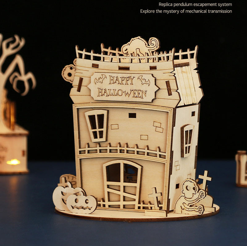 Halloween Wooden House Puzzle - photo 6
