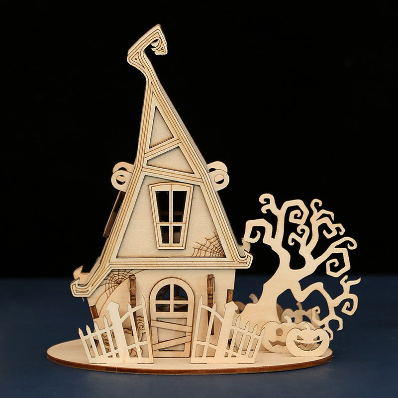 Halloween Wooden House Puzzle - photo 3