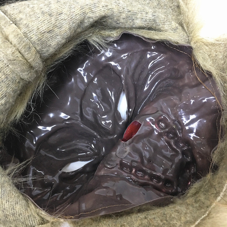 Rubber Wolf Head Mask and Hands - photo 3