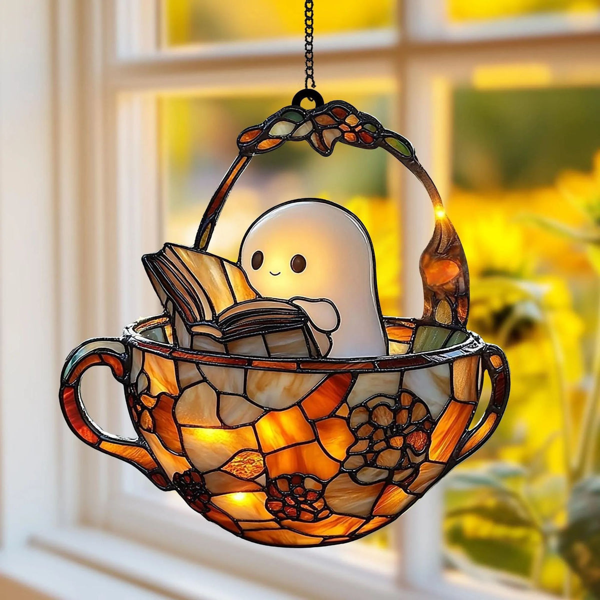 Ghost Suncatcher Ornament - photo 8