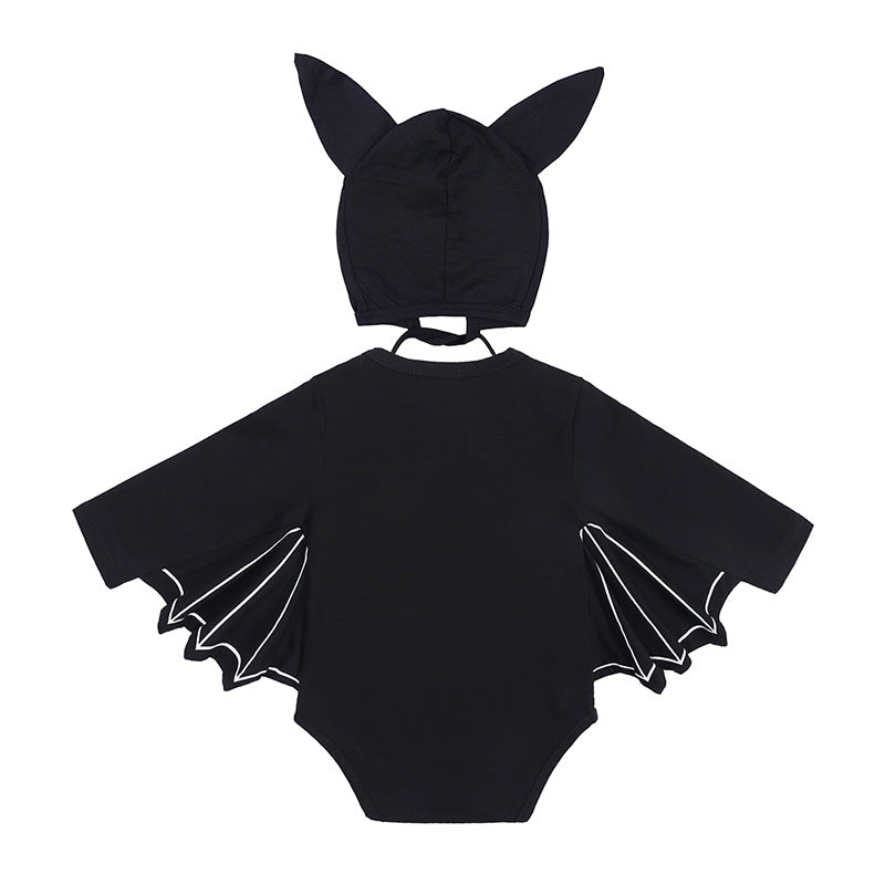 Baby Bat Hooded Romper - photo 2