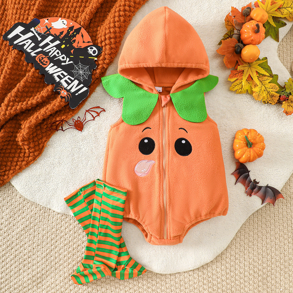 Baby Pumpkin Onesie Set - photo 3