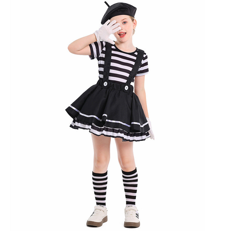 Kids Pantomime Clown Costume