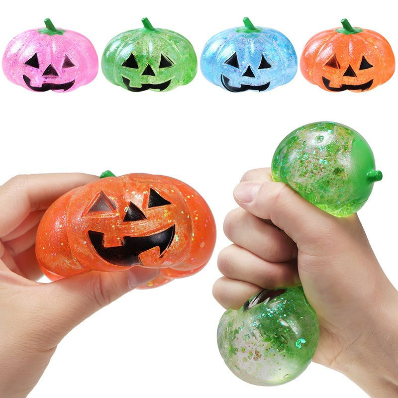 Pumpkin Head Squishy Toy - photo 2