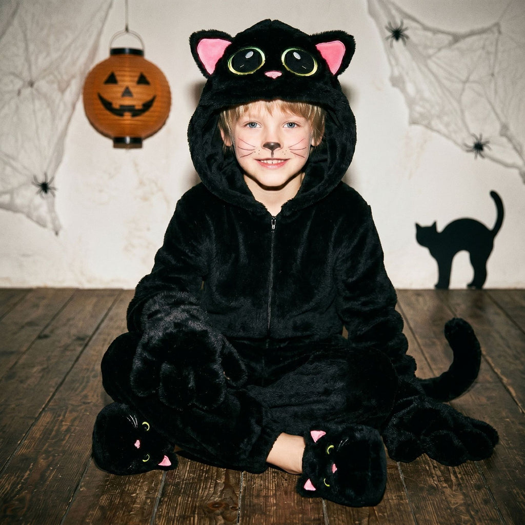 Kids Black Cat Costume - photo 2