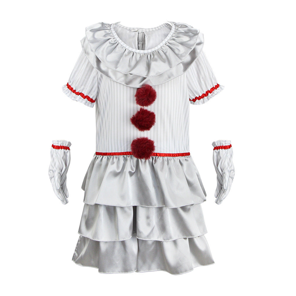 Girls Horror Clown Costume - photo 2