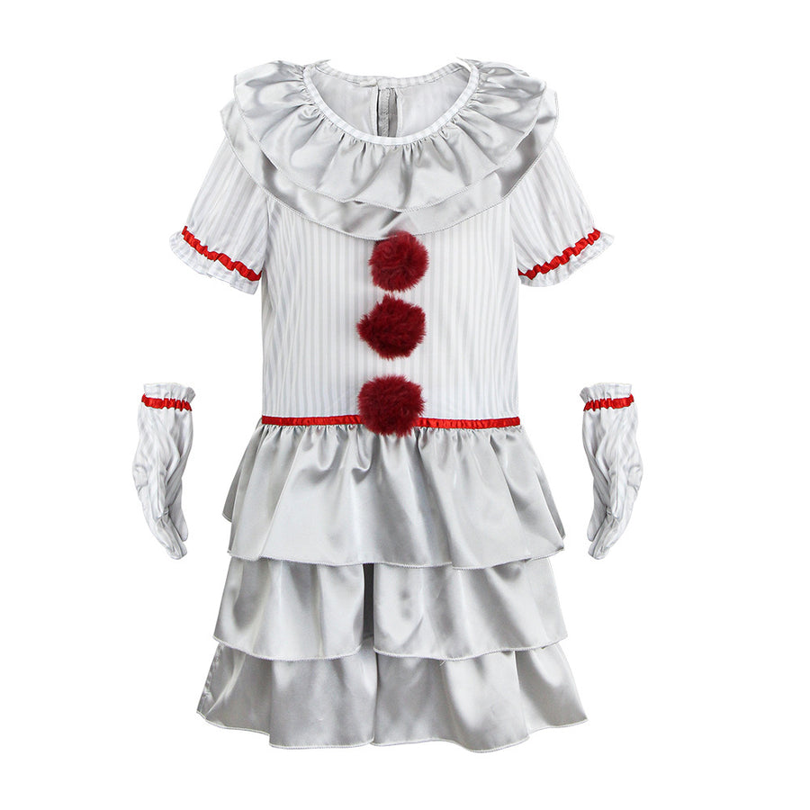 Girls Horror Clown Costume - photo 2
