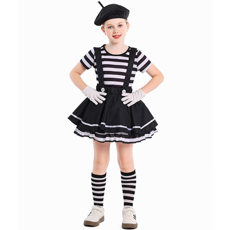 Kids Pantomime Clown Costume