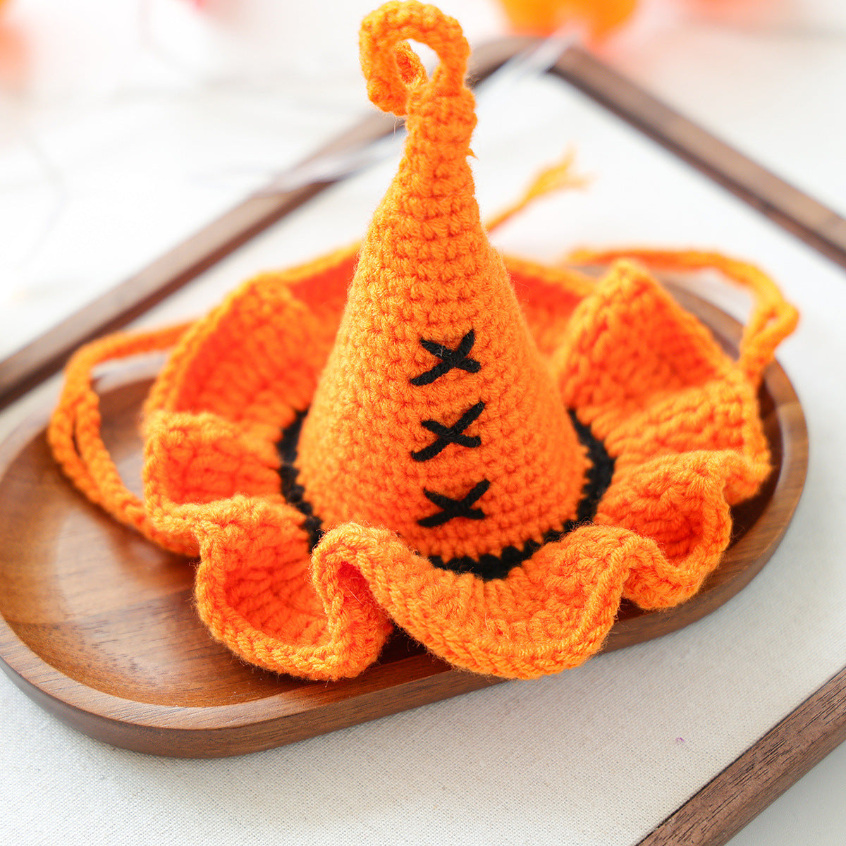 Knitted Pet Wizard Hat - photo 4