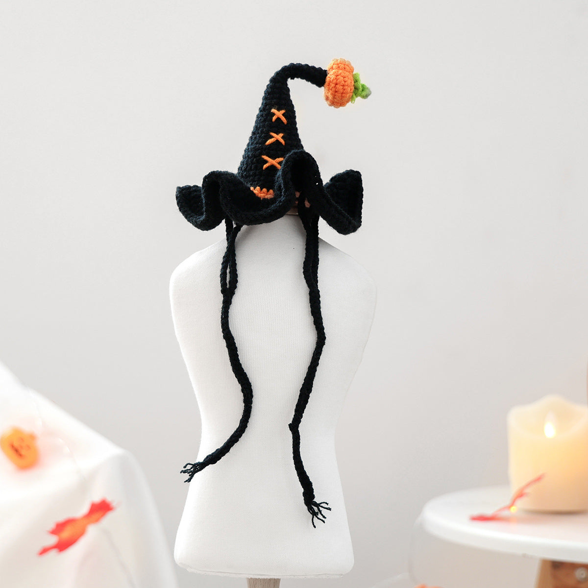 Knitted Pet Wizard Hat - photo 6