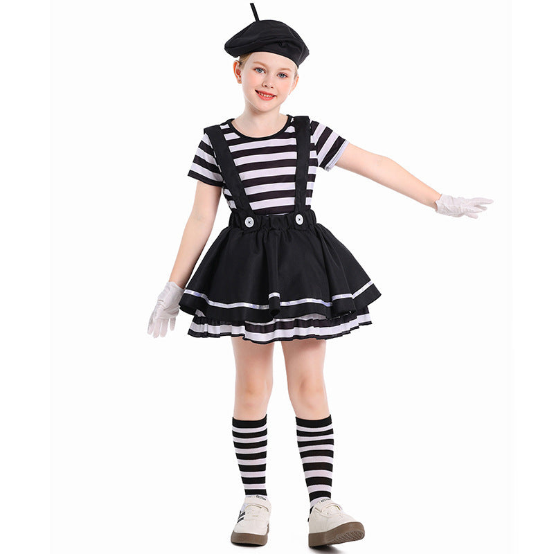Kids Pantomime Clown Costume