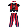 Kids Striped Pirate Captain Costume