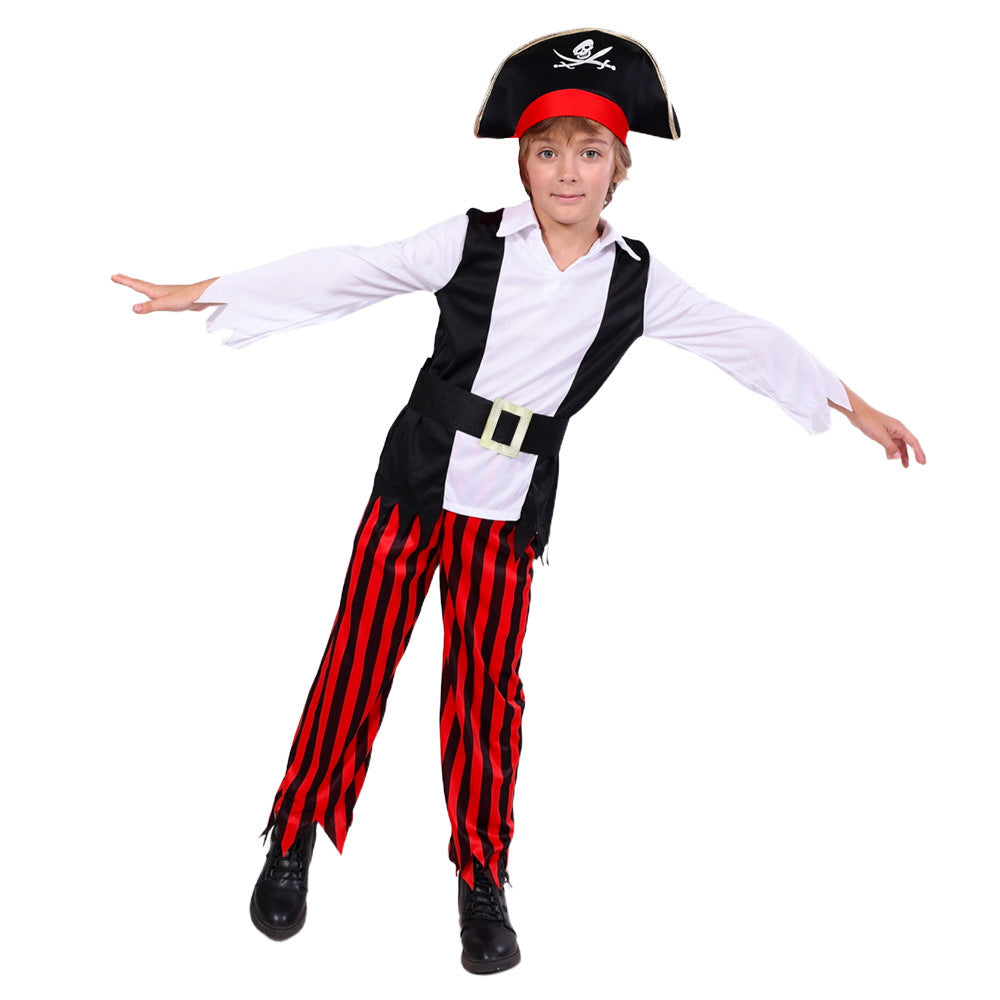 Boys Pirate Costume with Hat - photo 3
