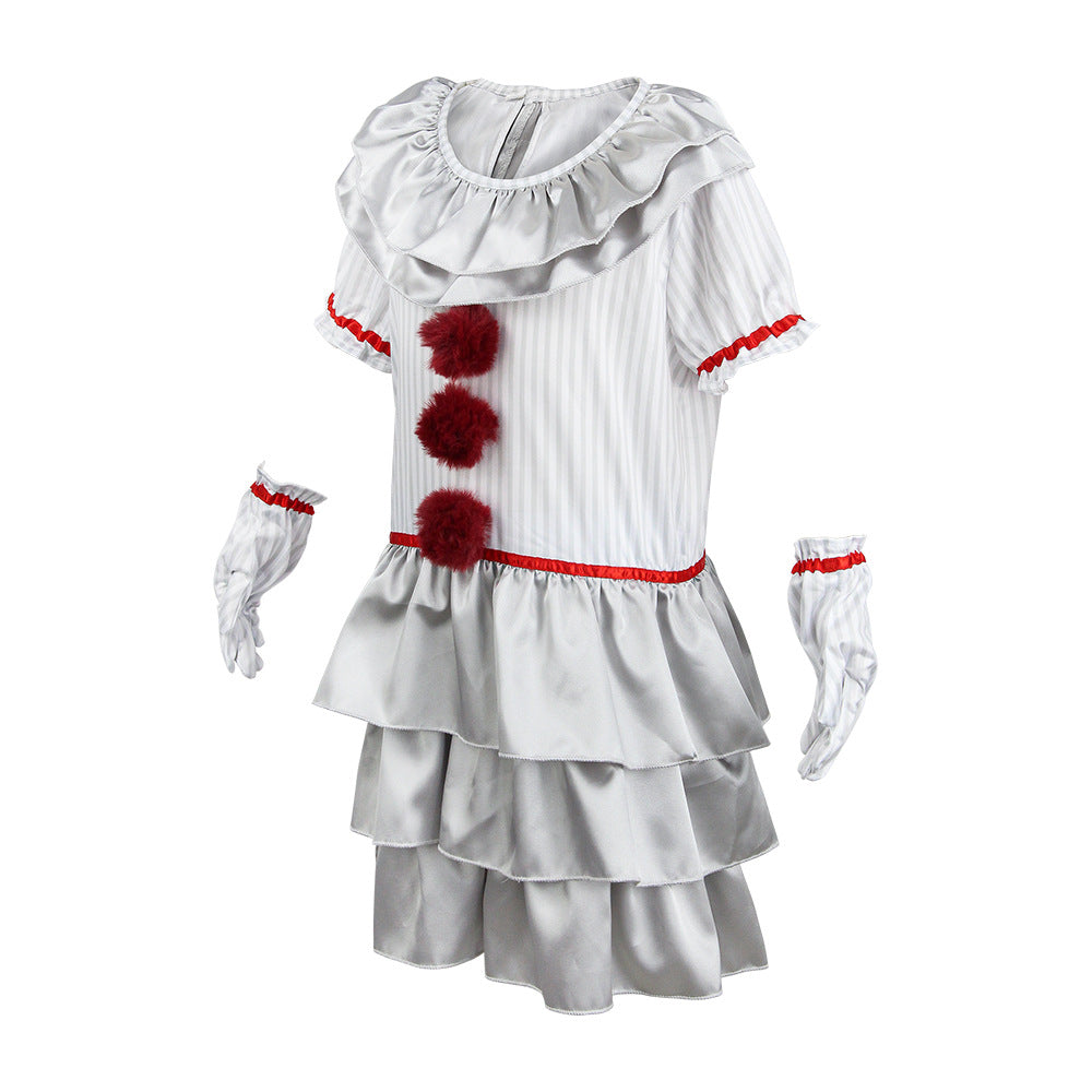 Girls Horror Clown Costume - photo 3