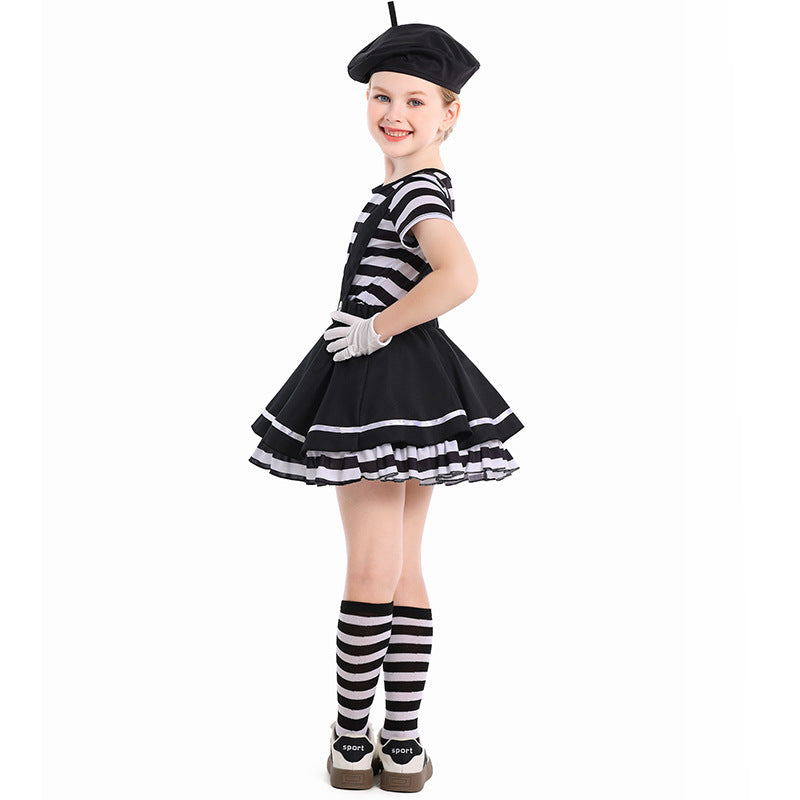 Kids Pantomime Clown Costume