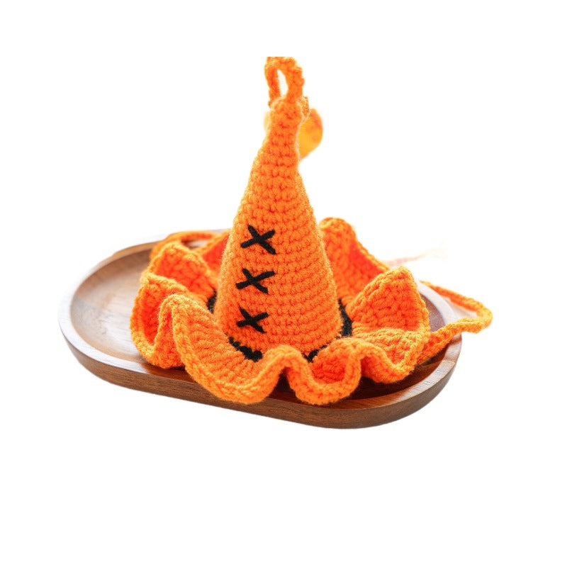 Knitted Pet Wizard Hat - photo 5