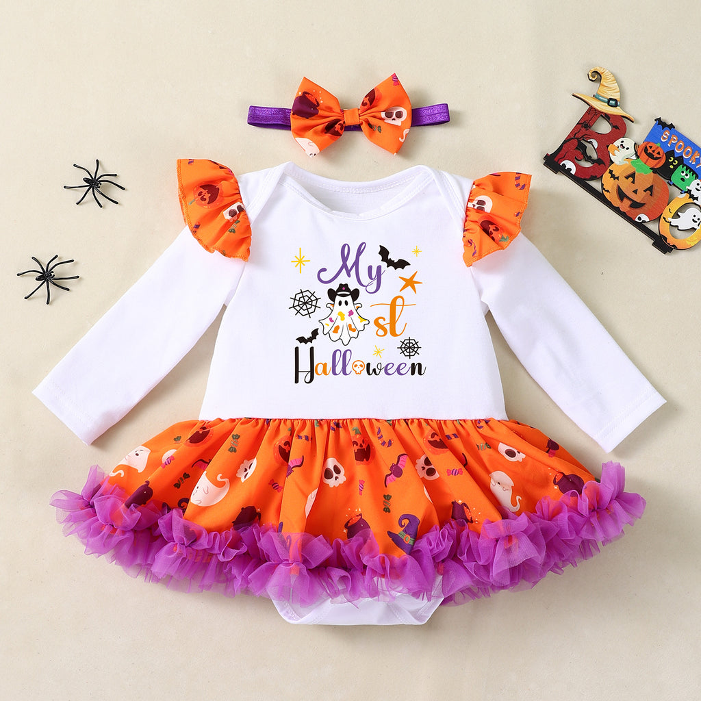 Baby Pumpkin Romper Set - photo 7