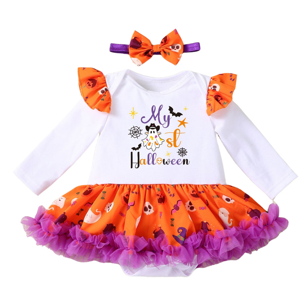 Baby Pumpkin Romper Set - photo 5