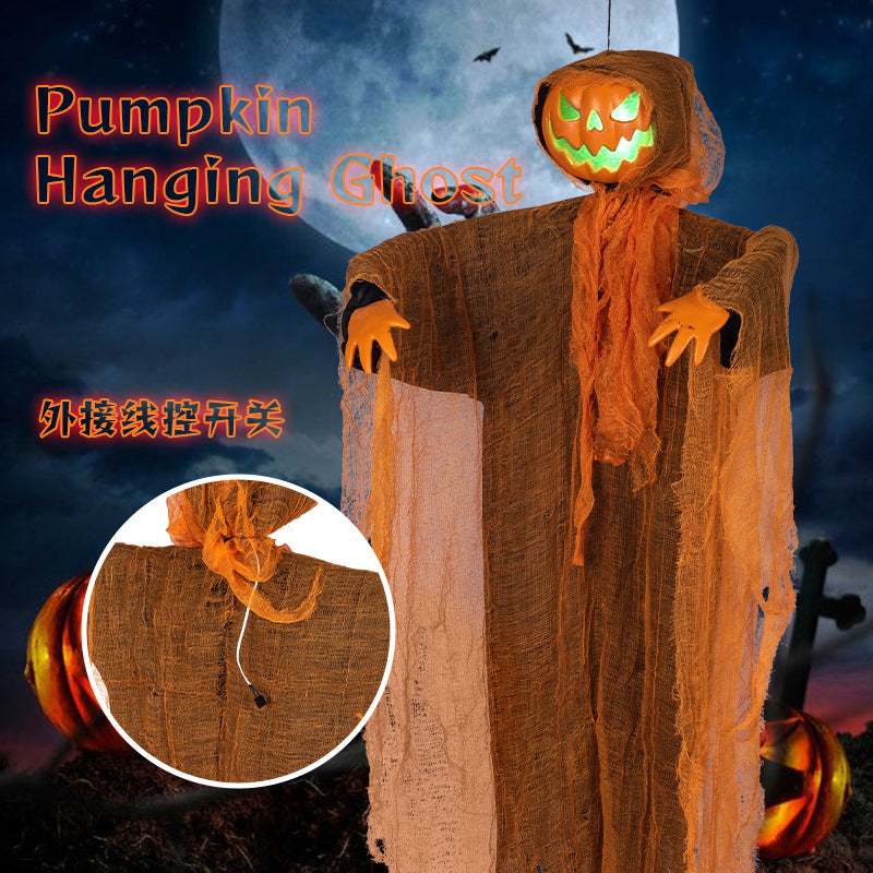 Glowing Pumpkin Head Prop - photo 3