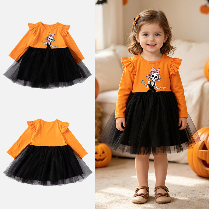 Girls Halloween Party Dress