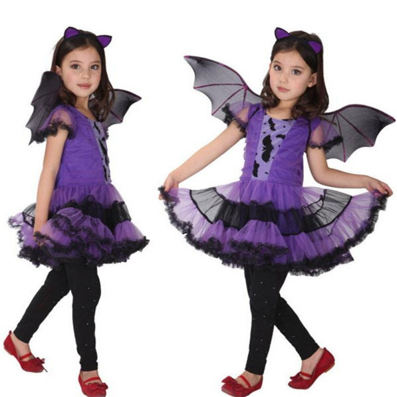 Toddler Girl Bat Costume Dress - photo 4
