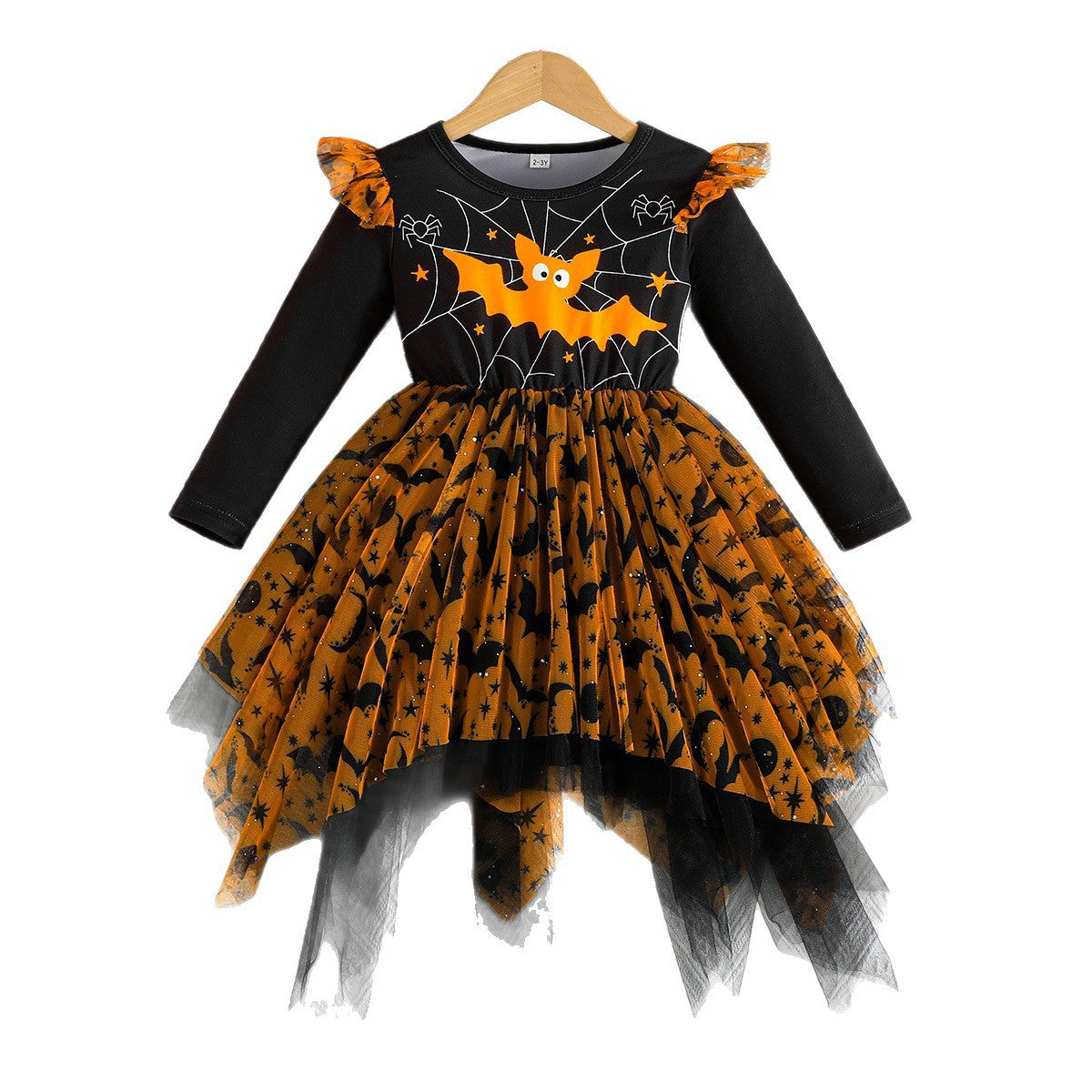 Girls Bat Wing Tutu Dress
