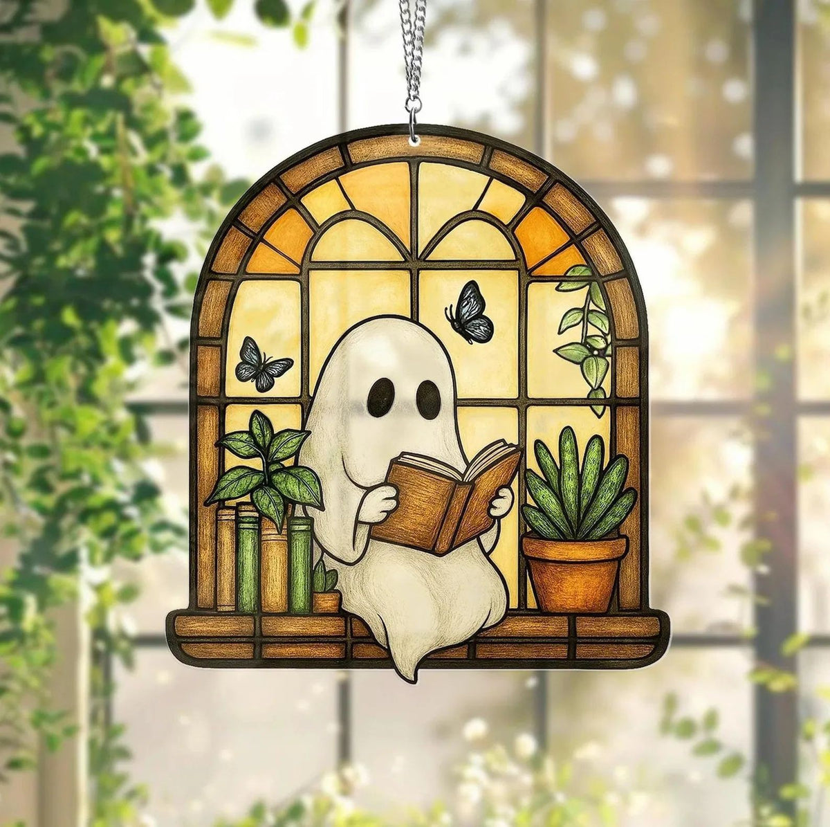 Ghost Suncatcher Ornament - photo 6