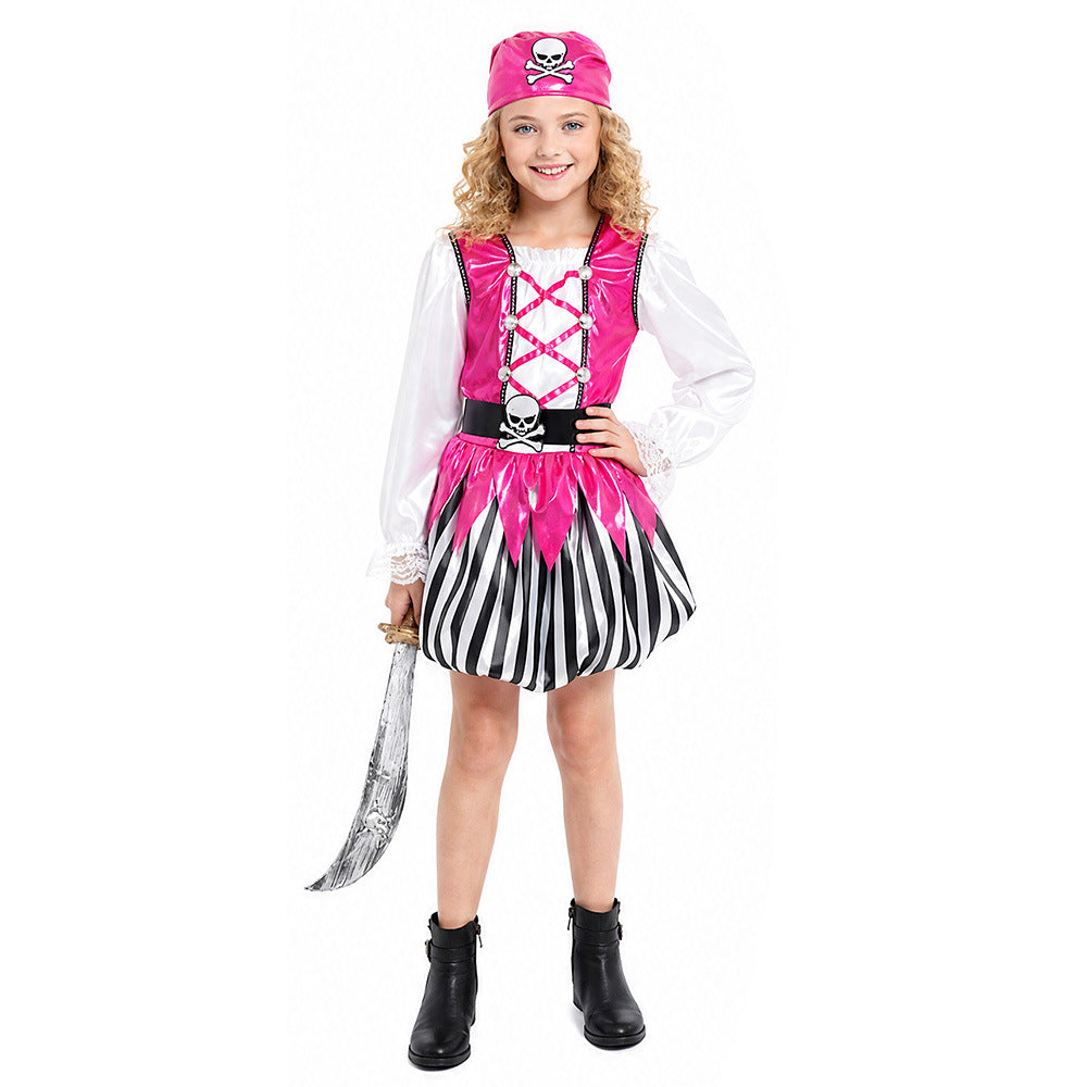 Girls Pink Pirate Costume - photo 5