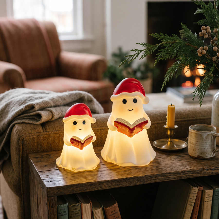 Cute Ghost Reading Book Lamp lifestyle photo