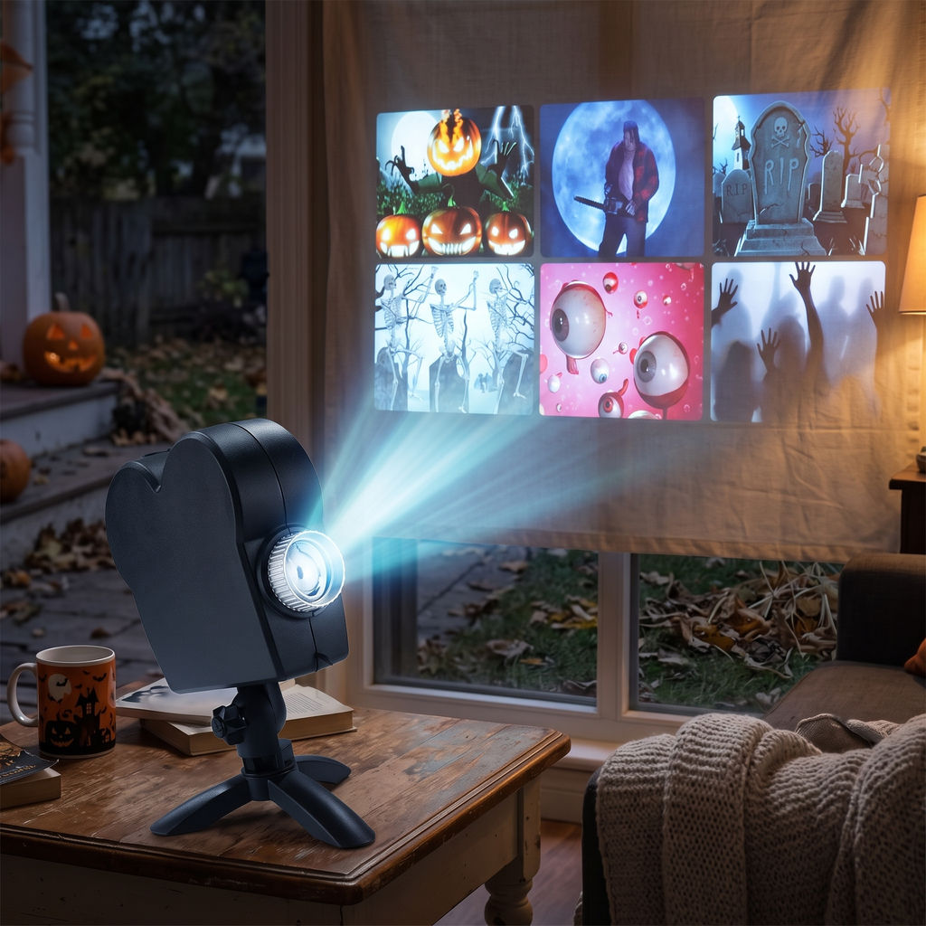 Halloween Laser Window Projector lifestyle photo