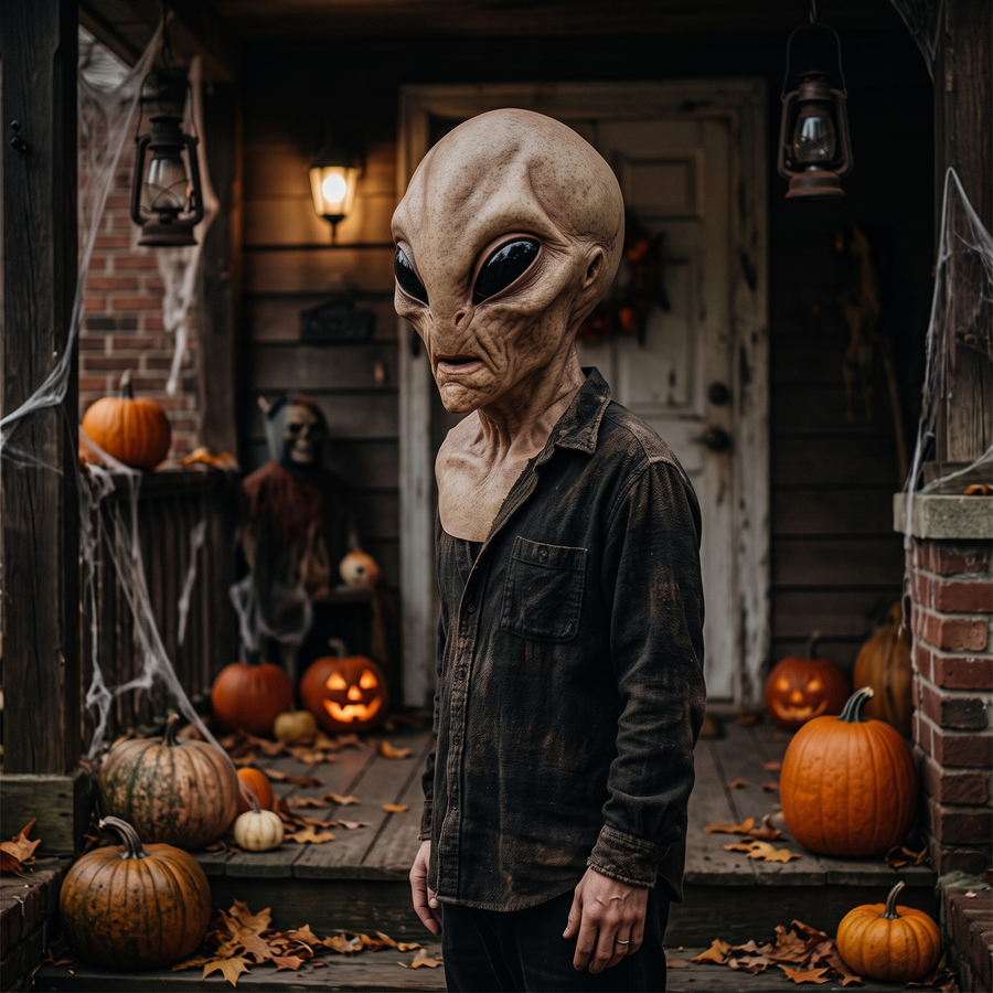 Alien Latex Mask lifestyle photo
