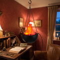 Hanging Flame Cauldron Light lifestyle photo