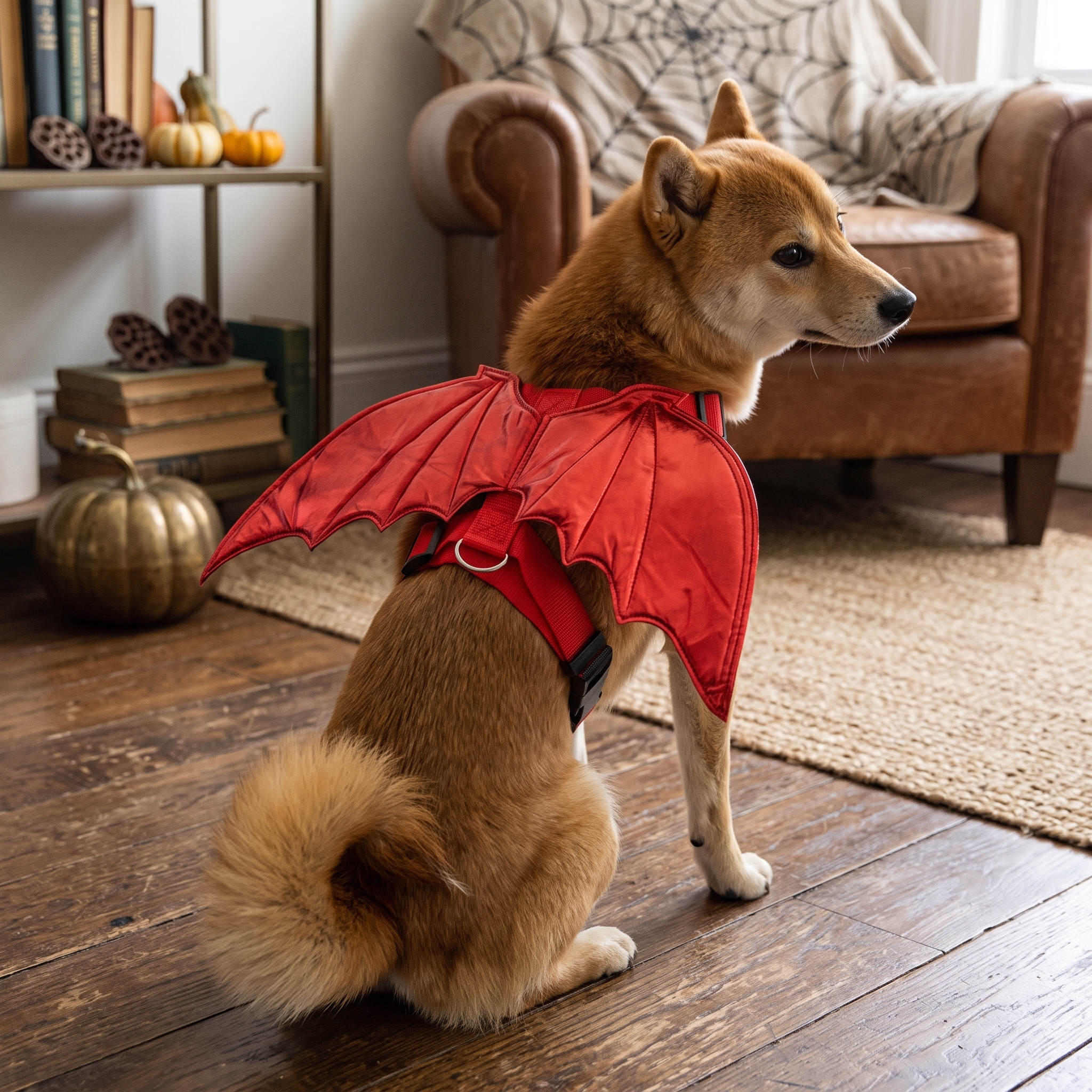 Pet Devil Wings Costume lifestyle photo