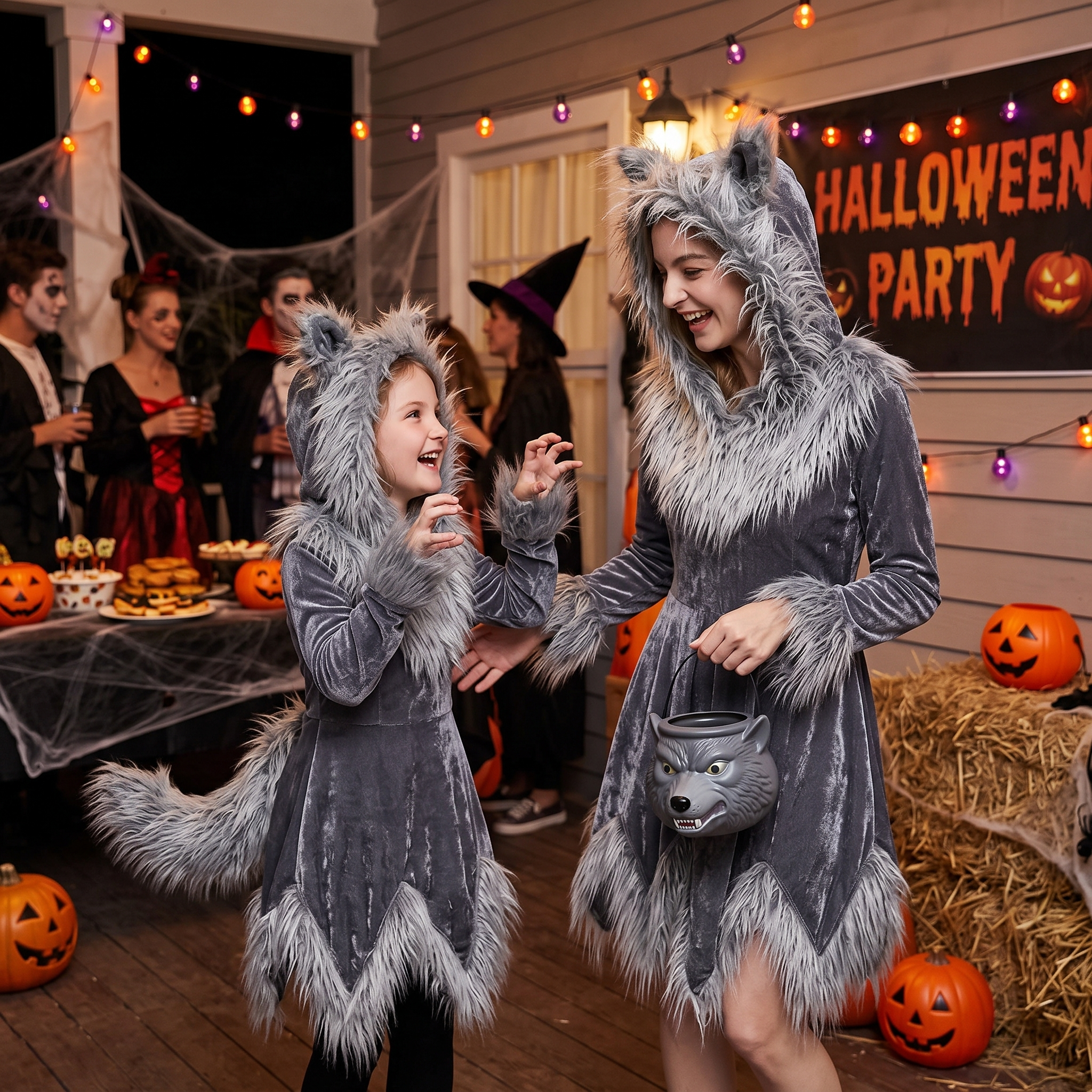 Family Wolf Costume lifestyle photo