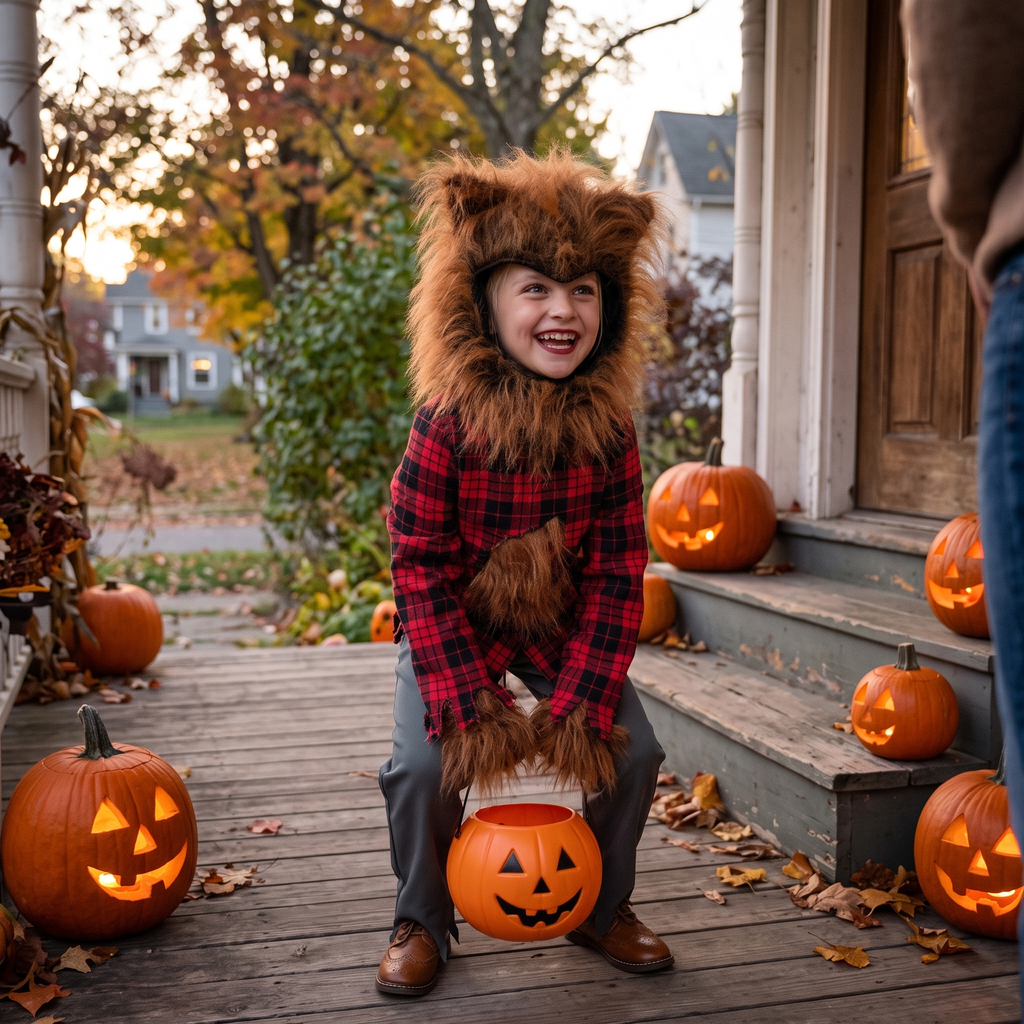 Kids Werewolf Costume lifestyle photo