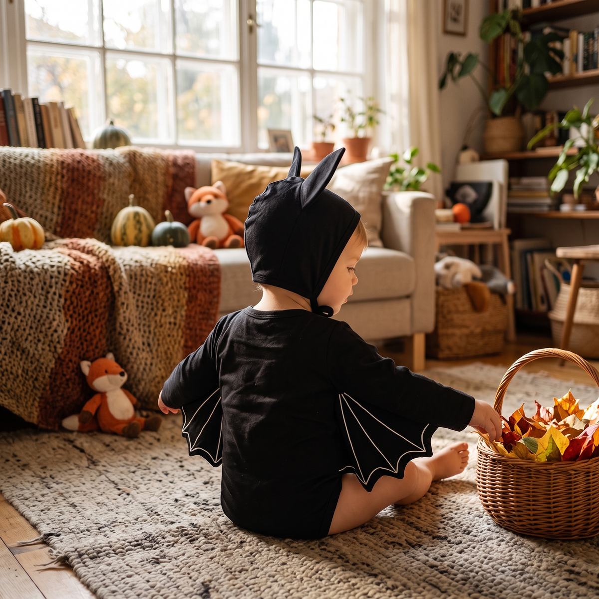 Baby Bat Romper lifestyle photo