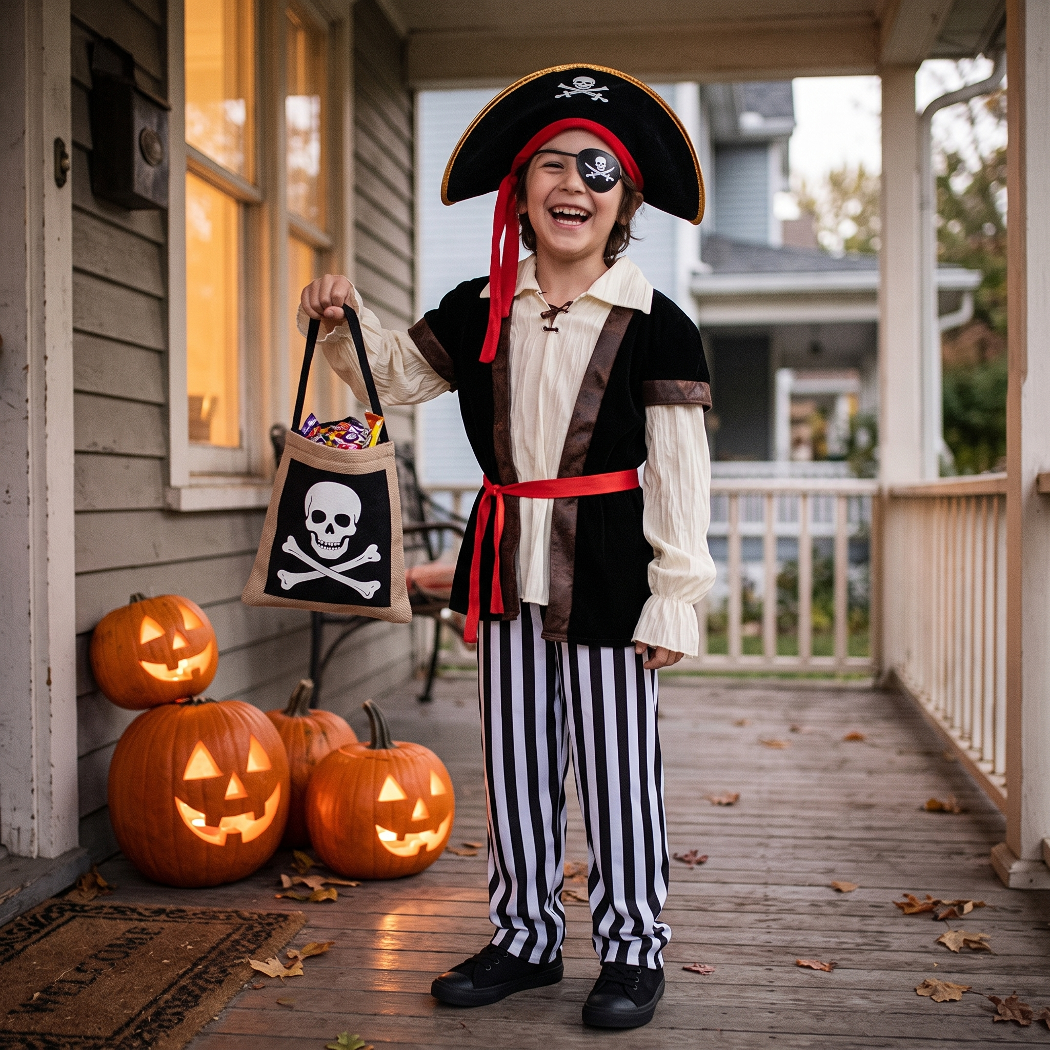 Kids Pirate Captain Costume lifestyle photo