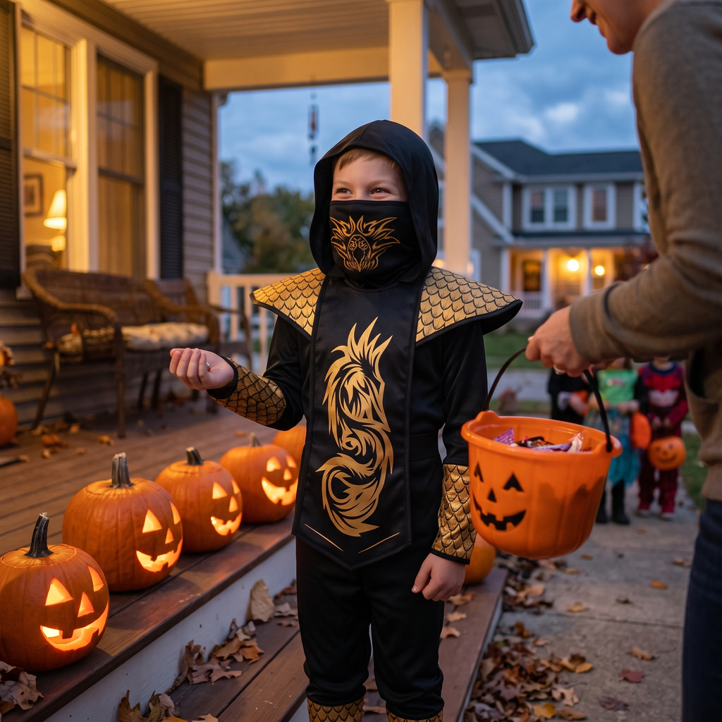 Kids Ninja Costume lifestyle photo